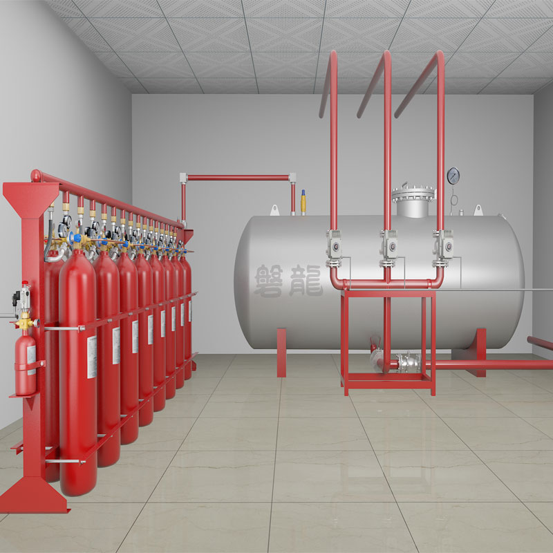 Nitrogen-Driven Foam-Water Spray System