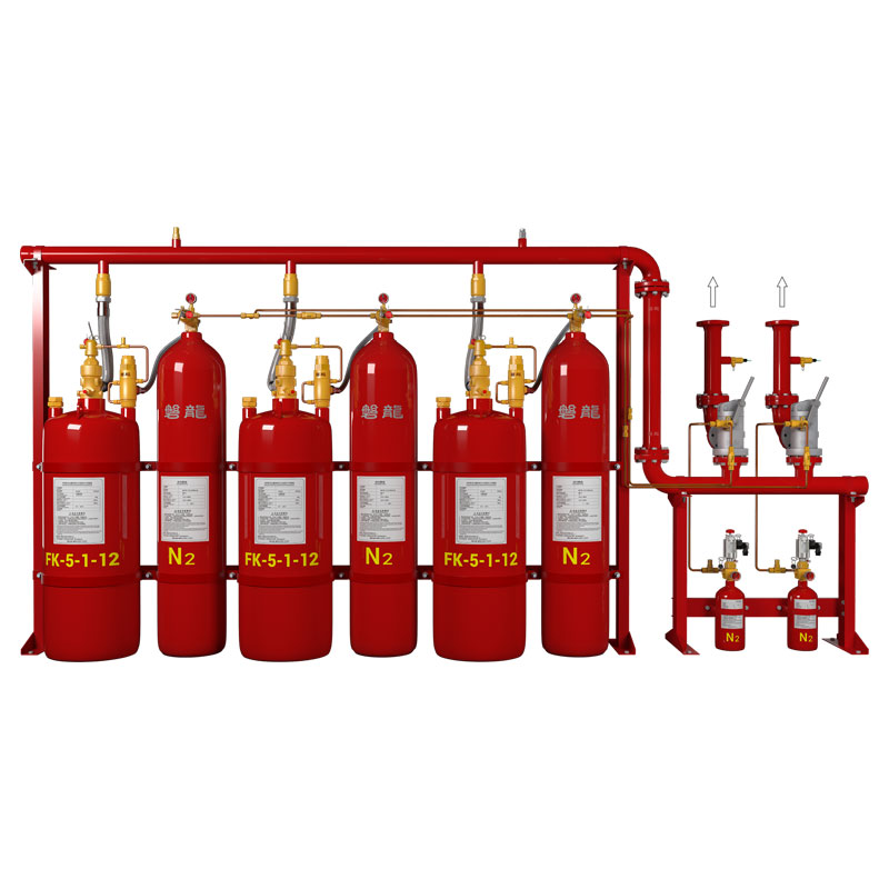 Piped FK-5-1-12 (Perfluorohexanone) Fire Suppression System – Externally Pressurized Type (4.2 MPa)